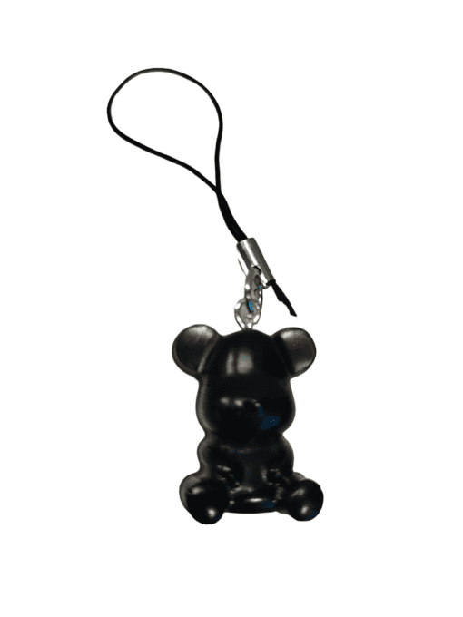 Bijoux de portable ours noir